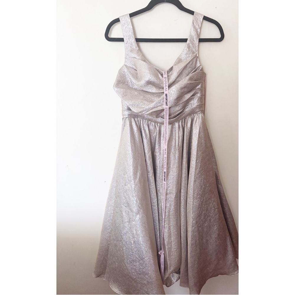 Mac Duggal Tea-Length Wedding-Guest Dress: size 8 - Picture 5 of 5